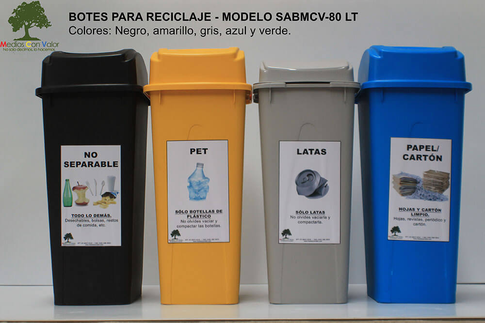 Botes para reciclaje